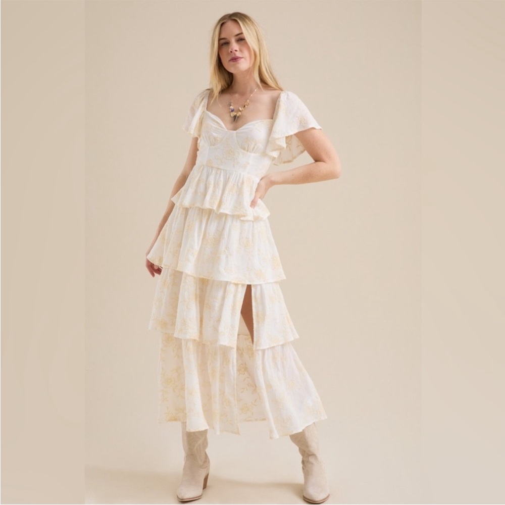 Altr’d State Roxanne Tiered Maxi Dress